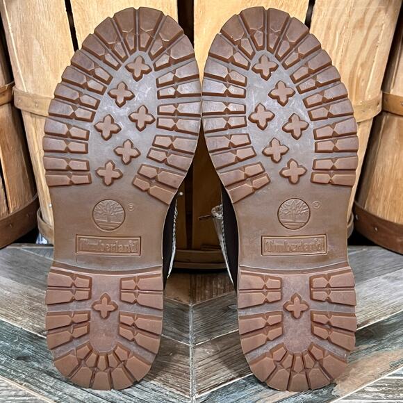 Timberland Earthkeepers Fold Down Canvas Brown Leather Waterproof Boots Womens 6 - Picture 12 of 13